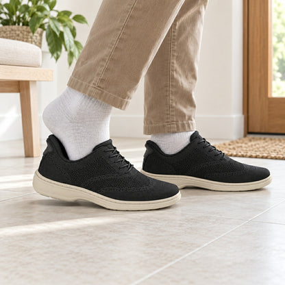 オーソフィートOrthofeetREX（レックス）of00468202ブラック（メンズ）2E3Eレースアップビジネスカスタマイズハンズフリー「靴」