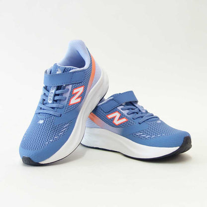 ニューバランスnewbalanceP6253ZBブルー／オレンジ（キッズスニーカー）マジックテープスニーカージュニア通学普段履き軽量「靴」