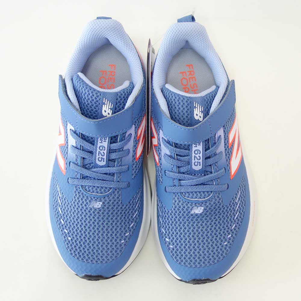 ニューバランスnewbalanceP6253ZBブルー／オレンジ（キッズスニーカー）マジックテープスニーカージュニア通学普段履き軽量「靴」