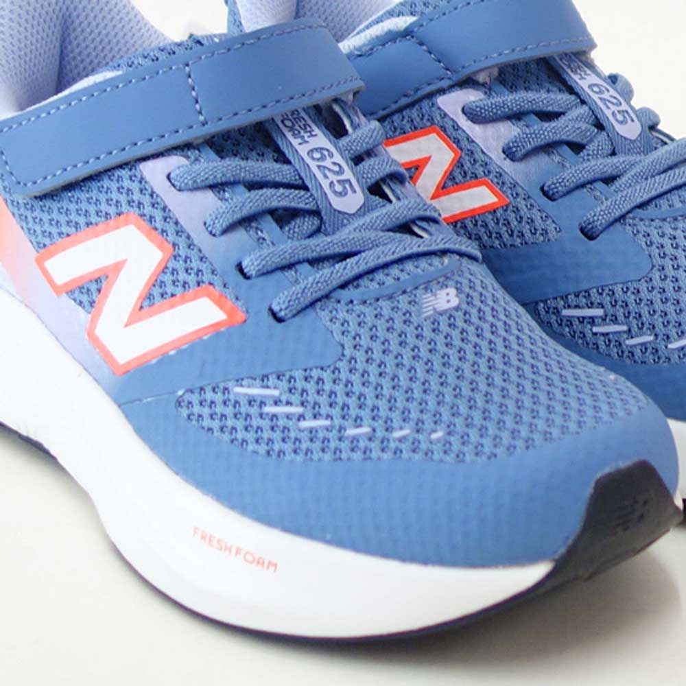 ニューバランスnewbalanceP6253ZBブルー／オレンジ（キッズスニーカー）マジックテープスニーカージュニア通学普段履き軽量「靴」