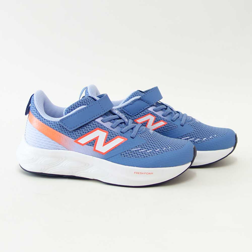 ニューバランスnewbalanceP6253ZBブルー／オレンジ（キッズスニーカー）マジックテープスニーカージュニア通学普段履き軽量「靴」