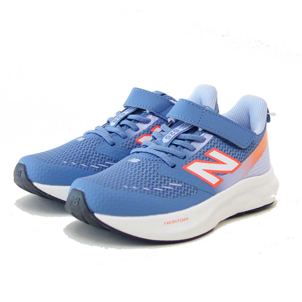 ニューバランスnewbalanceP6253ZBブルー／オレンジ（キッズスニーカー）マジックテープスニーカージュニア通学普段履き軽量「靴」