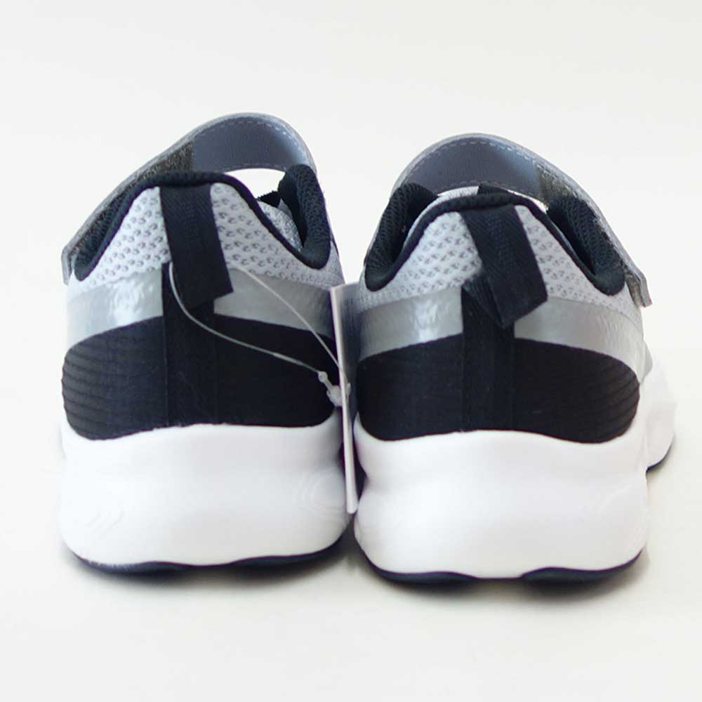 ニューバランスnewbalanceP6257EMグレー／ブラック（キッズスニーカー）マジックテープスニーカージュニア通学普段履き軽量「靴」