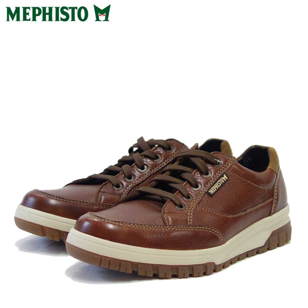 メフィスト MEPHISTO PACO（パコ）ヘーゼルナッツ （ポルトガル製）  天然皮革 アウトドア ウォーキングシューズ（メンズ） 「靴」 正規品 快適靴 旅行