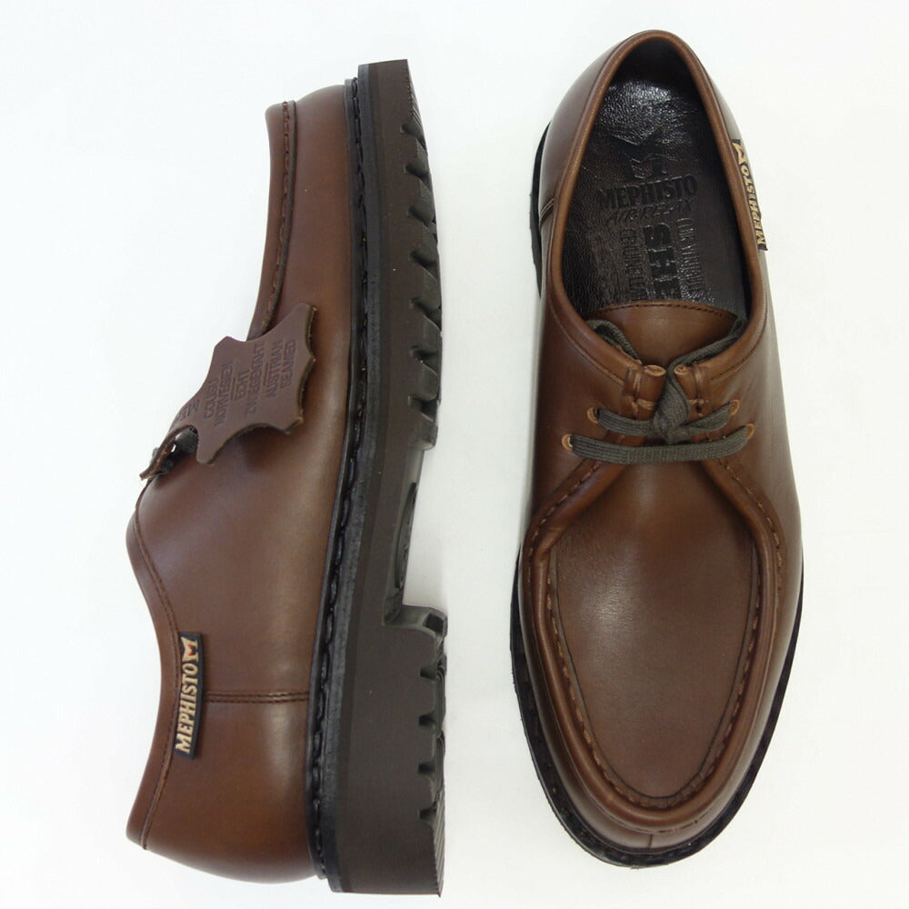 メフィスト MEPHISTO PEPPO（ペッポ）ダークブラウン （フランス製）  天然皮革 アウトドア ウォーキングシューズ（メンズ） 「靴」 正規品 快適靴 旅行