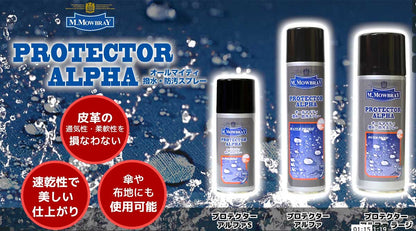 M.MOWBRAY M.モゥブレィ プロテクターアルファ S（125ml） オールマイティな靴・バッグ用撥水・防汚スプレー（日本製）