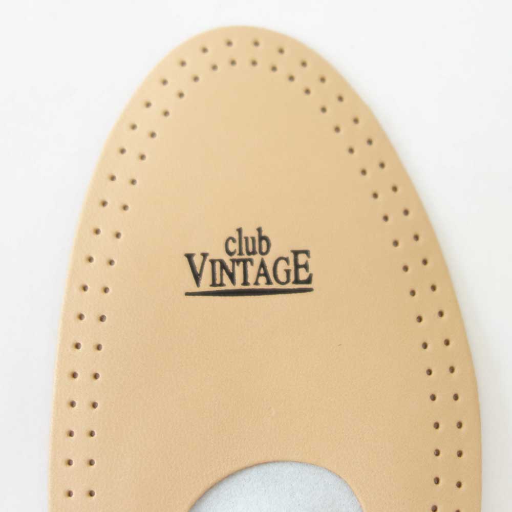 クラブヴィンテージ コンフォート club VINTAGE COMFORT リラックスフォーム （ベルギー製） 横アーチ形成 外反母趾対策 つま先サイズ調整 ハーフインソール シープレザー メール便可