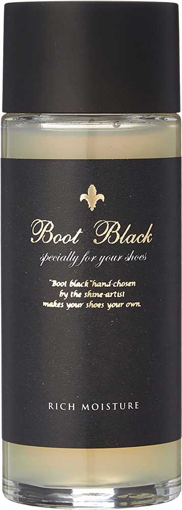 Boot Black ブートブラック リッチモイスチャー（日本製） オーガニックアルガンオイル配合 ツヤ革靴の保革・ツヤ出し 保湿クリーム レザーケア コロンブス《Boot Black》正規取扱店