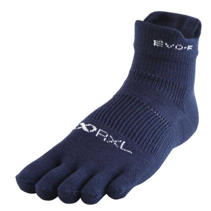 R×L SOCKS アールエルソックス EVO-FM ランニングソックス MID (5本指) RNS5004 快適な左右立体ソックス 素足感覚の履き心地（日本製） メール便可