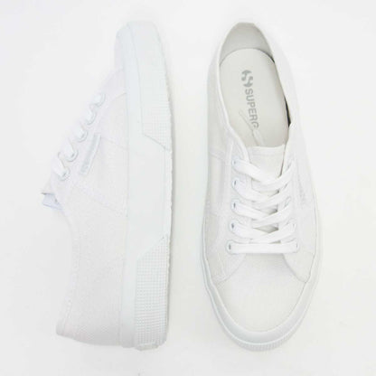 スペルガ SUPERGA 2750-COT U CLASSIC（ユニセックス）トータル ホワイト (s000010 c42)  ナチュラルなキャンバススニーカー 「靴」