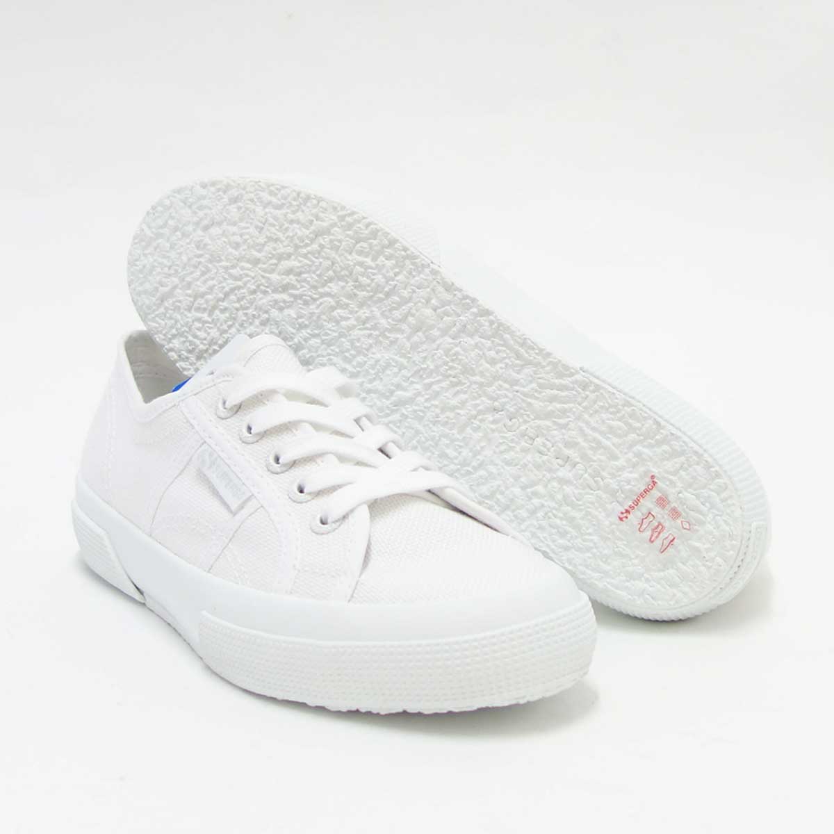 スペルガ SUPERGA 2750-COT U CLASSIC（ユニセックス）トータル ホワイト (s000010 c42)  ナチュラルなキャンバススニーカー 「靴」