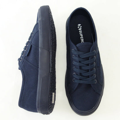 スペルガ SUPERGA 2750-COT U CLASSIC（ユニセックス）トータル ネイビー (s000010 c43)  ナチュラルなキャンバススニーカー 「靴」