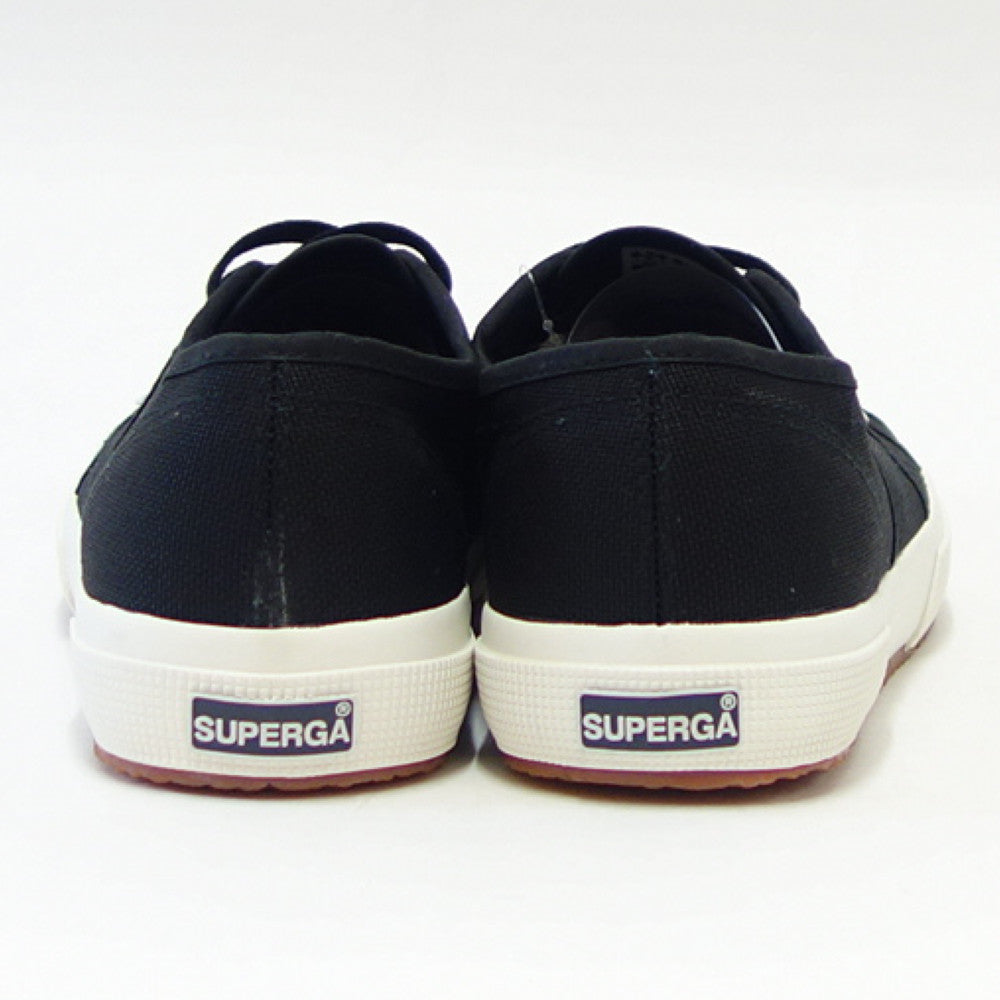 スペルガ SUPERGA 2750-COTU CLASSIC（ユニセックス）ブラック / Fwhite (s000010f83)  ナチュラルなキャンバススニーカー  メンズ 「靴」