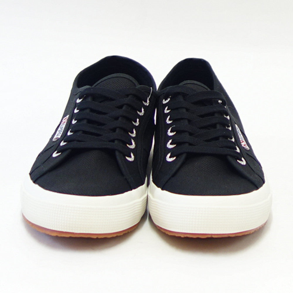 スペルガ SUPERGA 2750-COTU CLASSIC（ユニセックス）ブラック / Fwhite (s000010f83)  ナチュラルなキャンバススニーカー  メンズ 「靴」