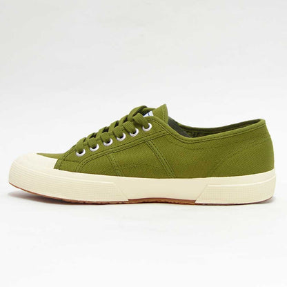 【SALE 30%OFF】 スペルガ SUPERGA 2390-COT U（メンズ）Green Miltary (s00dp10wj0)  ナチュラルなキャンバススニーカー 「靴」