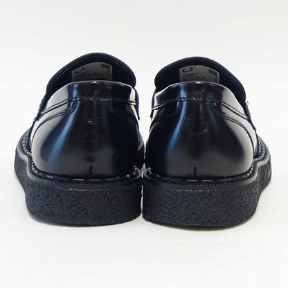 フレッドペリーFREDPERRYSB1345GeorgeCoxPerryPennyLoaferLeatherカラー：BLACKペニーローファースリッポンクレープソールレザー「靴」