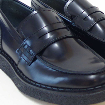 フレッドペリーFREDPERRYSB1345GeorgeCoxPerryPennyLoaferLeatherカラー：BLACKペニーローファースリッポンクレープソールレザー「靴」
