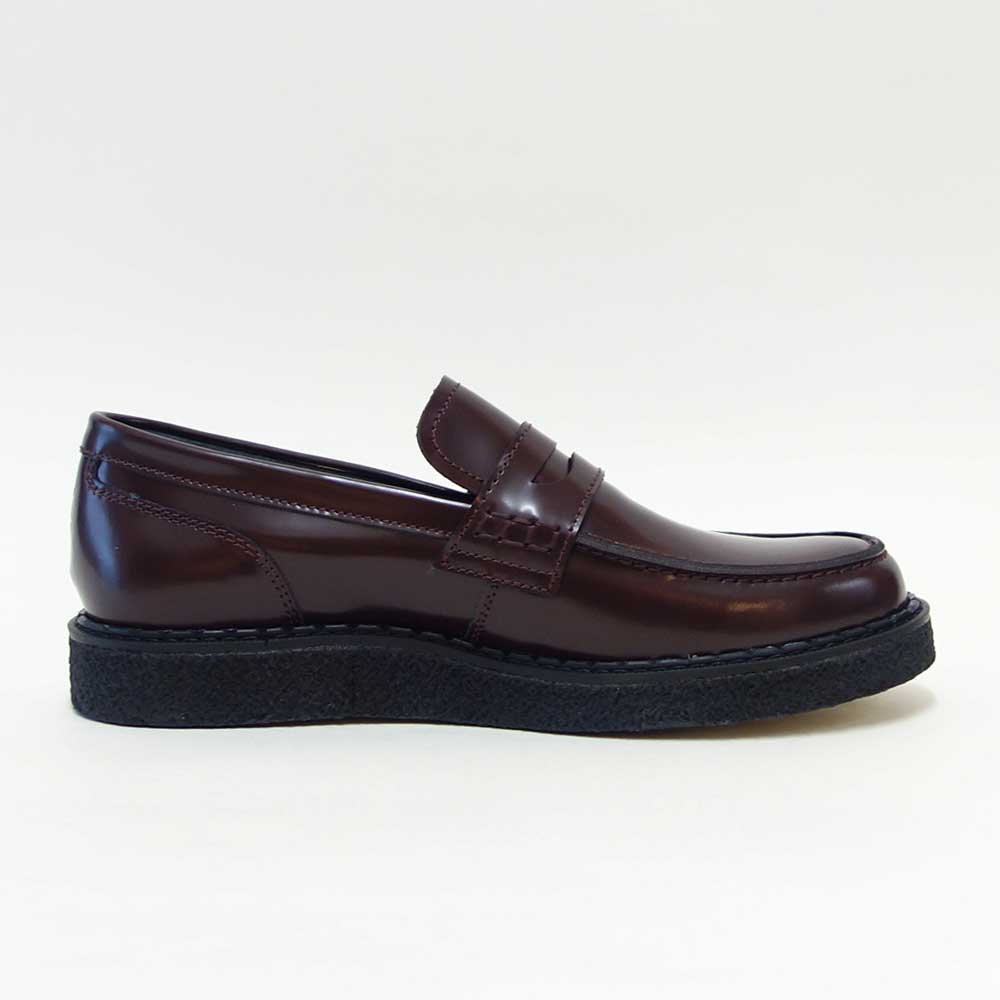 フレッドペリーFREDPERRYSB1345GeorgeCoxPerryPennyLoaferLeatherカラー：OXBLOODペニーローファースリッポンクレープソールレザー「靴」