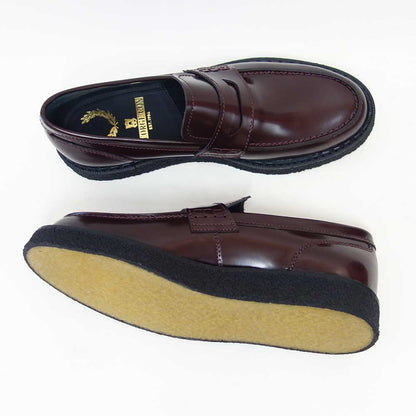 フレッドペリーFREDPERRYSB1345GeorgeCoxPerryPennyLoaferLeatherカラー：OXBLOODペニーローファースリッポンクレープソールレザー「靴」