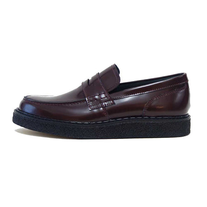 フレッドペリー FRED PERRY SB1345  George Cox Perry Penny Loafer Leather カラー：OXBLOOD ペニーローファー スリッポン クレープソール レザー　「靴」