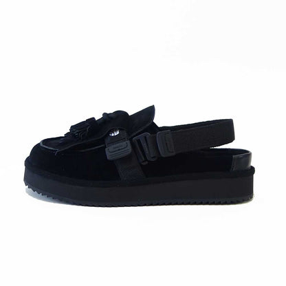 シャカSHAKASK29600SブラックミュールサンダルMOCMULETASSELSUEDE（ユニセックス）サンダルミュール「靴」