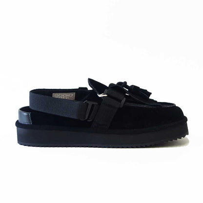 シャカSHAKASK29600SブラックミュールサンダルMOCMULETASSELSUEDE（ユニセックス）サンダルミュール「靴」