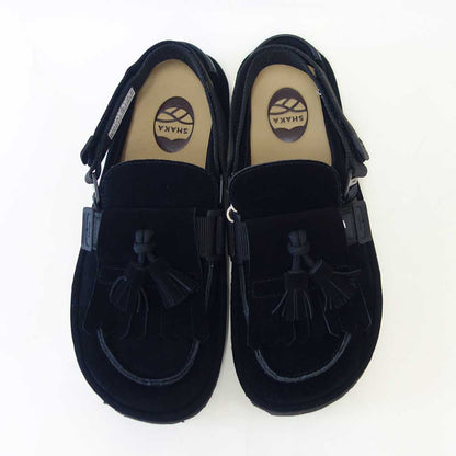 シャカSHAKASK29600SブラックミュールサンダルMOCMULETASSELSUEDE（ユニセックス）サンダルミュール「靴」