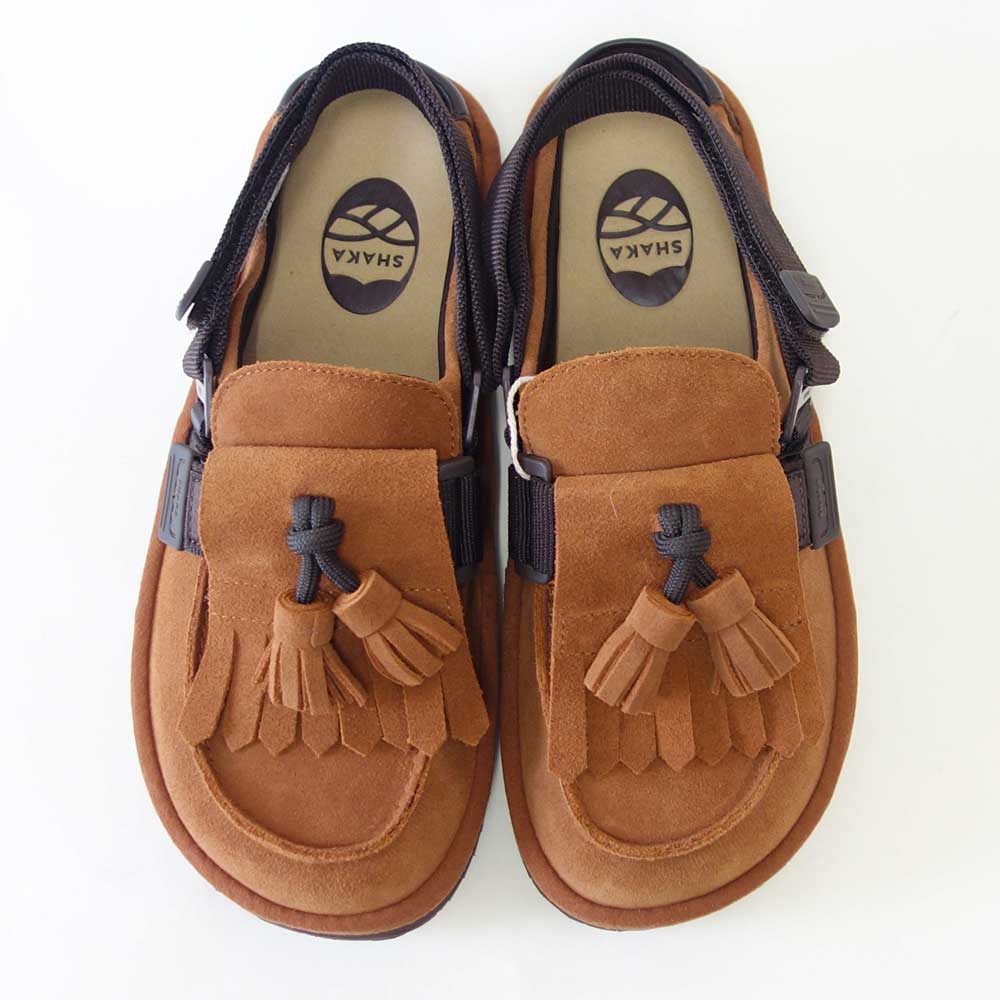 シャカSHAKASK29601SマロンミュールサンダルMOCMULETASSELSUEDE（ユニセックス）サンダルミュール「靴」