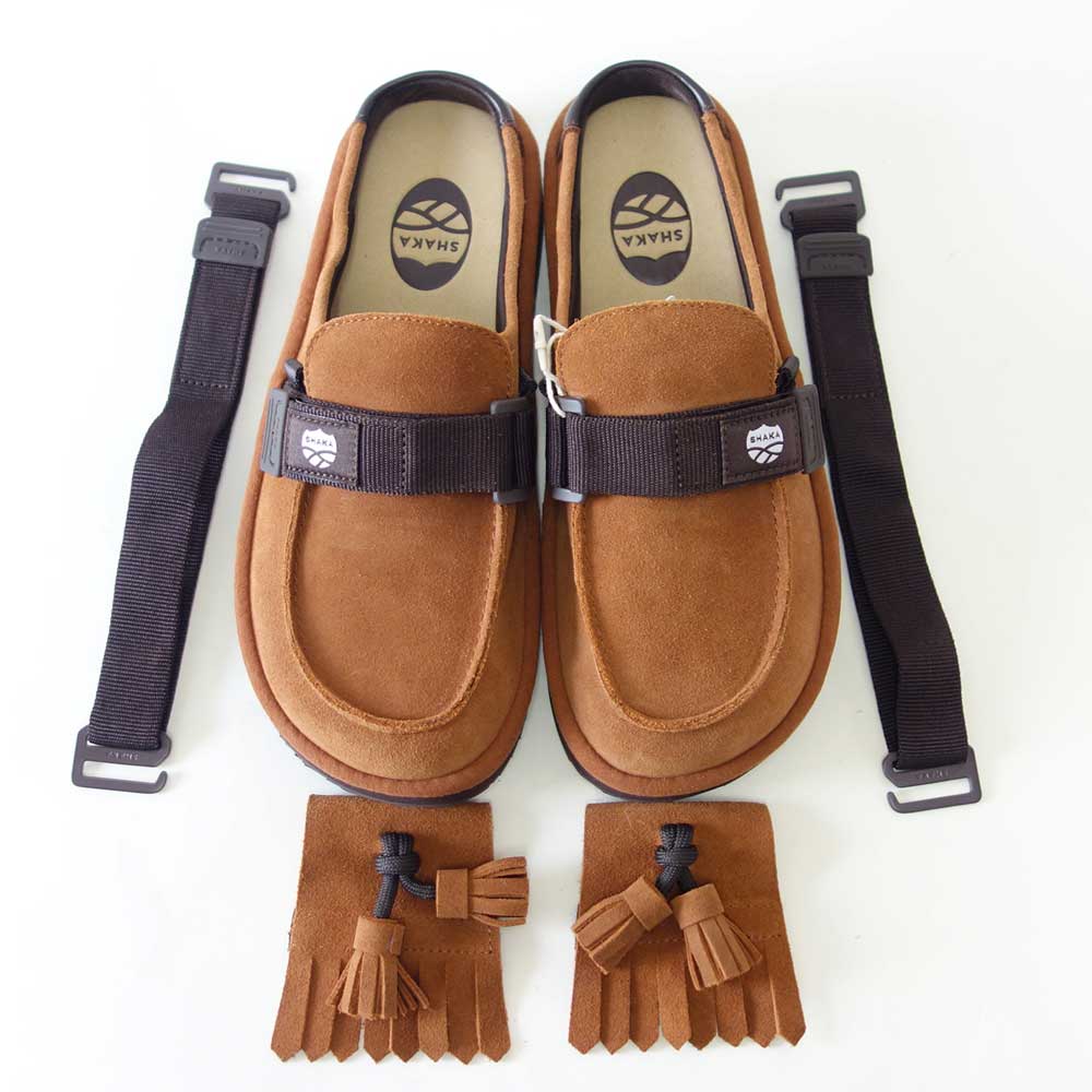 シャカSHAKASK29601SマロンミュールサンダルMOCMULETASSELSUEDE（ユニセックス）サンダルミュール「靴」