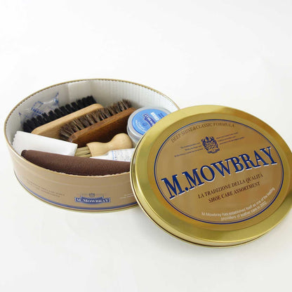 M.MOWBRAY Ｍ．モゥブレィ シューケア セントウィリアムセット (缶入り) 欧州の本格靴クリームセット モウブレイ R&D