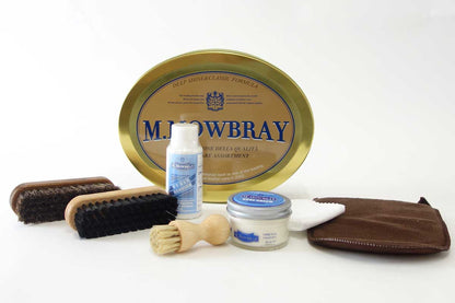 M.MOWBRAY Ｍ．モゥブレィ シューケア セントウィリアムセット (缶入り) 欧州の本格靴クリームセット モウブレイ R&D