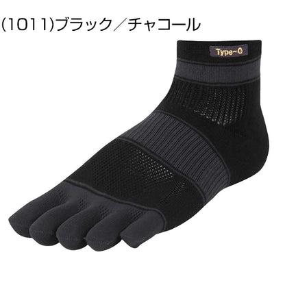 R×L SOCKS  アールエルソックス（TF-2000） 立体５本指ソックス（ショート丈モデル）（日本製） TYPE-G ランニングソックス（ 超立体構造）