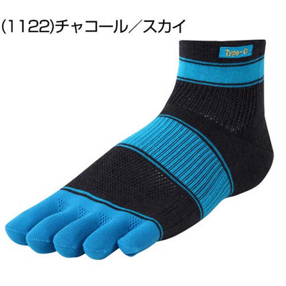 R×L SOCKS  アールエルソックス（TF-2000） 立体５本指ソックス（ショート丈モデル）（日本製） TYPE-G ランニングソックス（ 超立体構造）