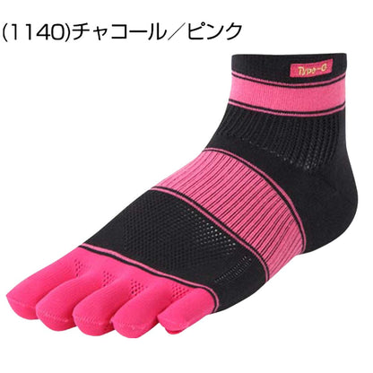 R×L SOCKS  アールエルソックス（TF-2000） 立体５本指ソックス（ショート丈モデル）（日本製） TYPE-G ランニングソックス（ 超立体構造）