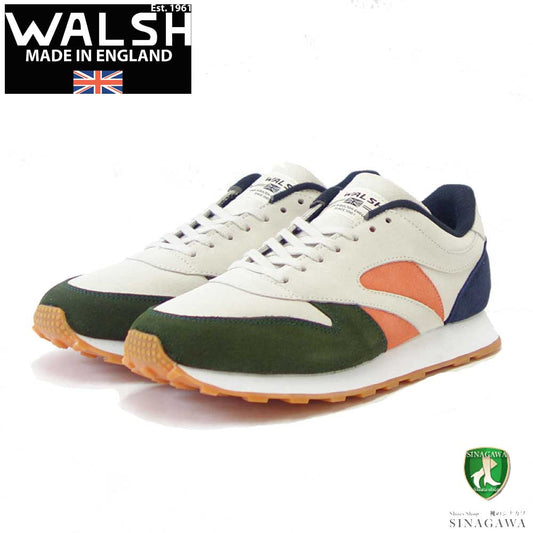 WALSH ウォルシュ TMP 60021（ユニセックス） TEMPEST カラー：SPARROWHAWK（英国製） スエードレザーのランニングスニーカー  「靴」