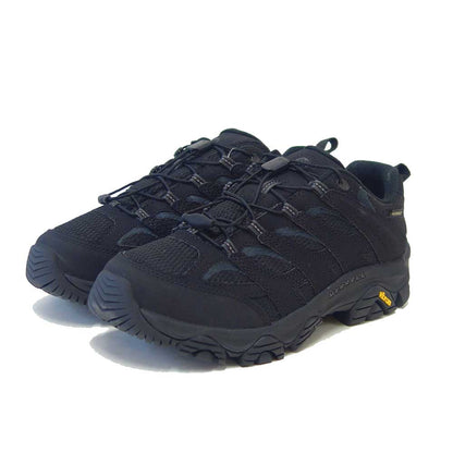メレルMERRELL（メンズ）モアブ3シンセティックアイスウォータープルーフ(ワイドワイズ)u00005429wローカットカラー（ブラック）高度防水通気性メッシュアウトドアシューズウォーキングハイキング「靴」