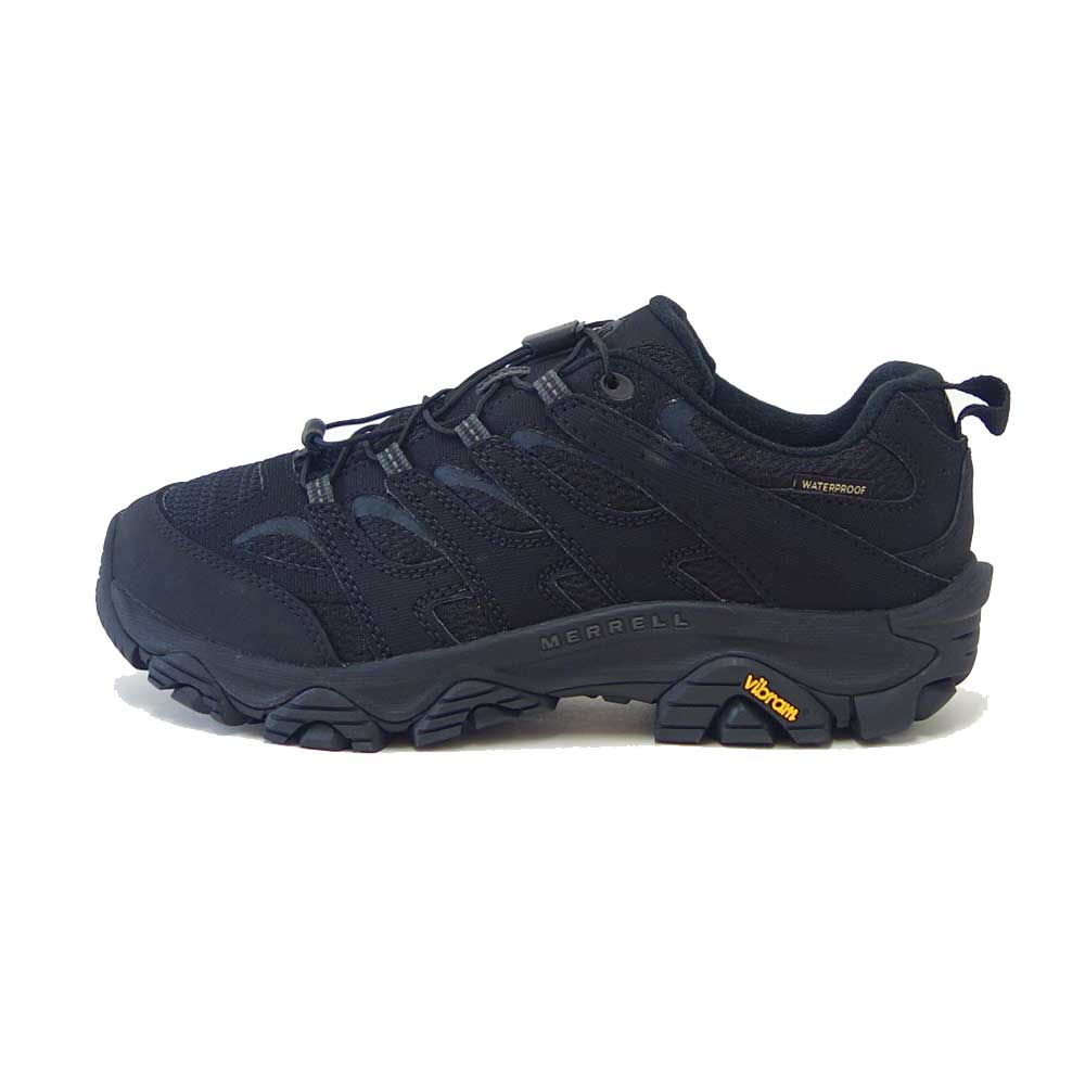 メレルMERRELL（メンズ）モアブ3シンセティックアイスウォータープルーフ(ワイドワイズ)u00005429wローカットカラー（ブラック）高度防水通気性メッシュアウトドアシューズウォーキングハイキング「靴」