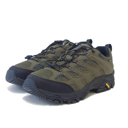 メレルMERRELL（メンズ）モアブ3シンセティックアイスウォータープルーフ(ワイドワイズ)u00005430wローカットカラー（ダークモス）高度防水通気性メッシュアウトドアシューズウォーキングハイキング「靴」