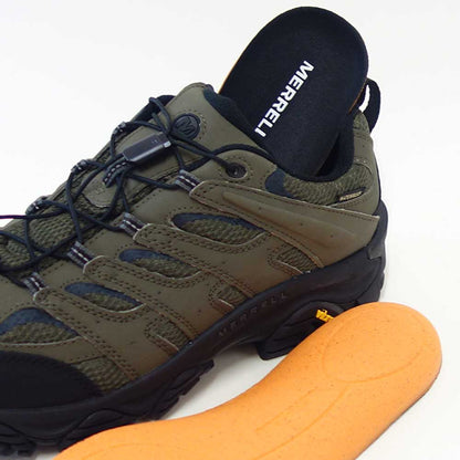 メレルMERRELL（メンズ）モアブ3シンセティックアイスウォータープルーフ(ワイドワイズ)u00005430wローカットカラー（ダークモス）高度防水通気性メッシュアウトドアシューズウォーキングハイキング「靴」