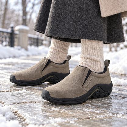 MERRELLメレルジャングルモックアイスプラスu004249ガンスモーク（レディース）エアークッションで快適ウォーク「靴」