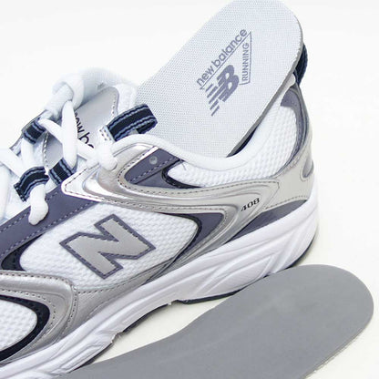 newbalanceニューバランスU4086LRシルバー/ホワイト/ダークグレー（メンズ）スニーカーウォーキングランニングシューズD「靴」