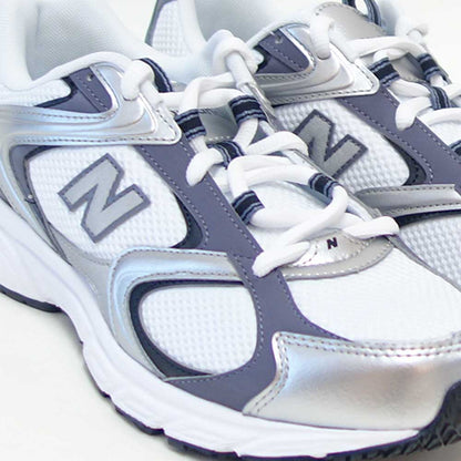 newbalanceニューバランスU4086LRシルバー/ホワイト/ダークグレー（メンズ）スニーカーウォーキングランニングシューズD「靴」