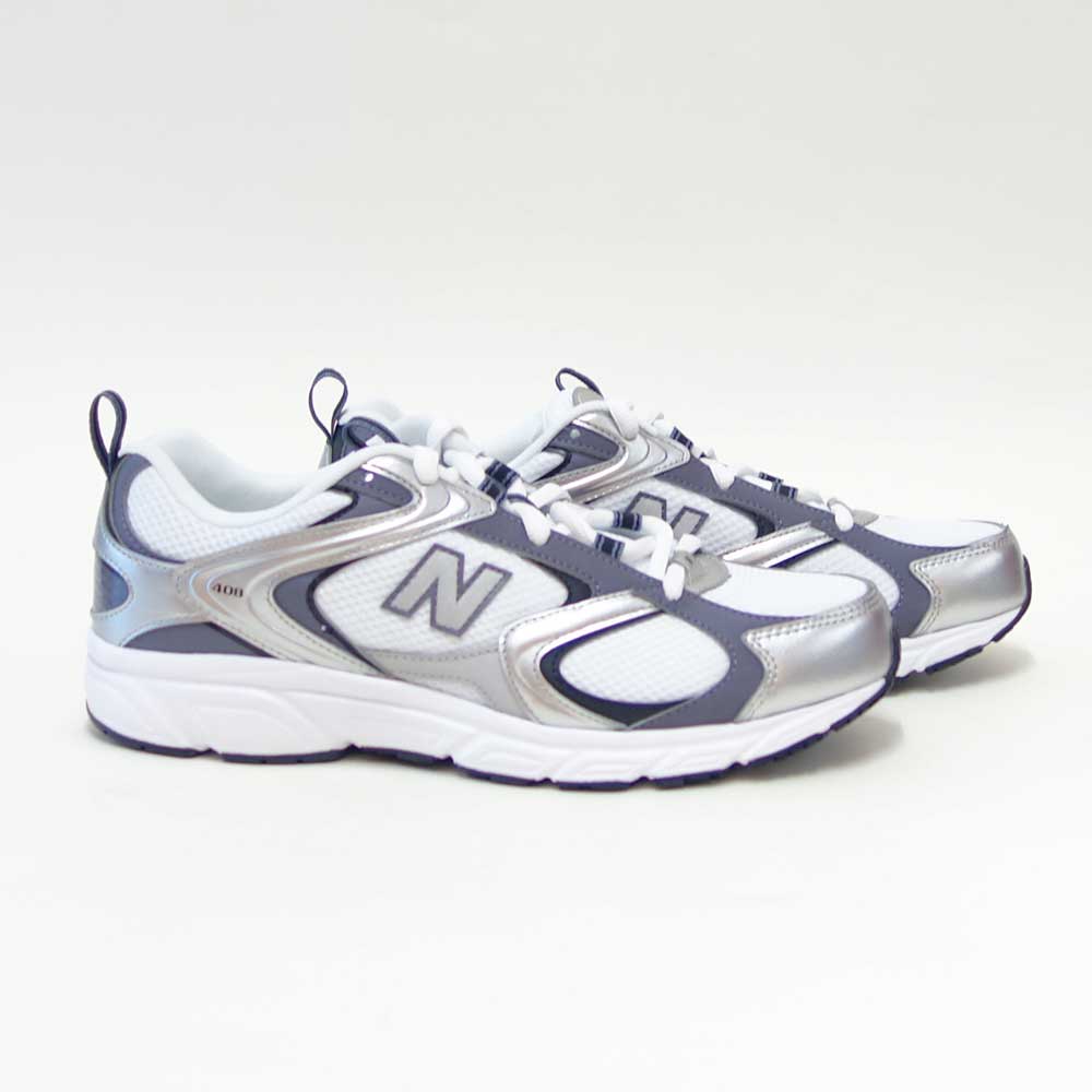 newbalanceニューバランスU4086LRシルバー/ホワイト/ダークグレー（メンズ）スニーカーウォーキングランニングシューズD「靴」