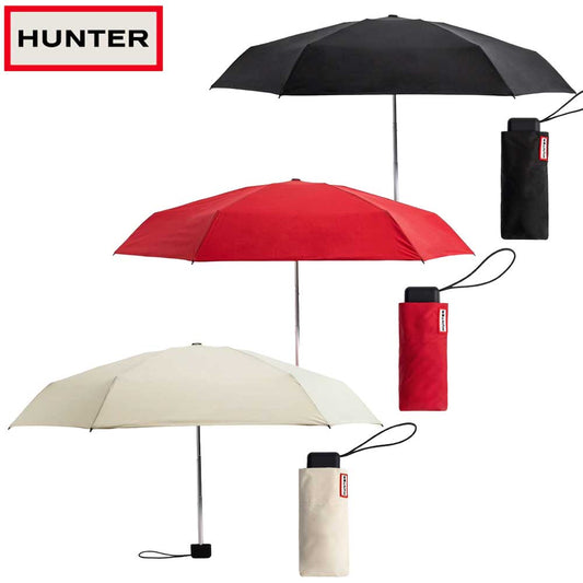 ハンターHUNTERUAU7020UPNミニコンパクトアンブレラ50cm（カラー：ミリタリーレッド・ブラック・ホワイトウィロー）折りたたみ雨傘携帯旅行