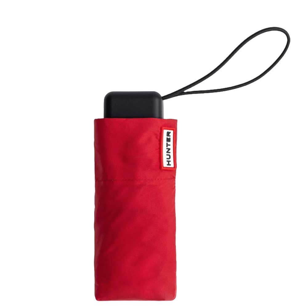 ハンターHUNTERUAU7020UPNミニコンパクトアンブレラ50cm（カラー：ミリタリーレッド・ブラック・ホワイトウィロー）折りたたみ雨傘携帯旅行