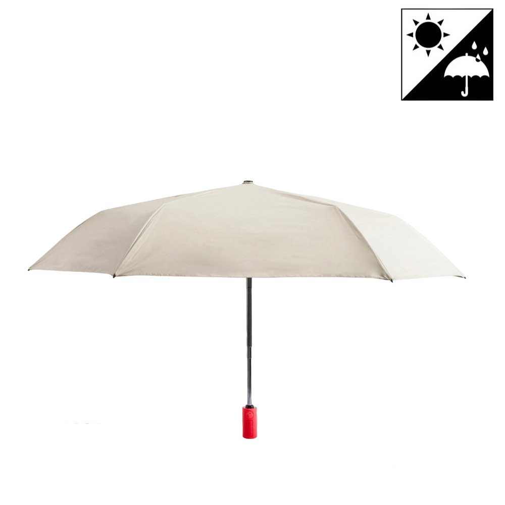 ハンターHUNTERUAU7028UPNオールウェザーオートコンパクトアンブレラ(晴雨兼用傘)50cm（カラー：ブラック・ホワイトウィロー）折りたたみ日傘携帯旅行