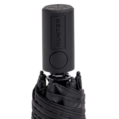 ハンターHUNTERUAU7038UPNオールウェザーオートコンパクトアンブレラ(晴雨兼用傘)55cm（カラー：ブラック・ホワイトウィロー）折りたたみ日傘携帯旅行