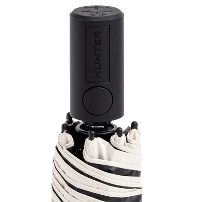 ハンターHUNTERUAU7038UPNオールウェザーオートコンパクトアンブレラ(晴雨兼用傘)55cm（カラー：ブラック・ホワイトウィロー）折りたたみ日傘携帯旅行