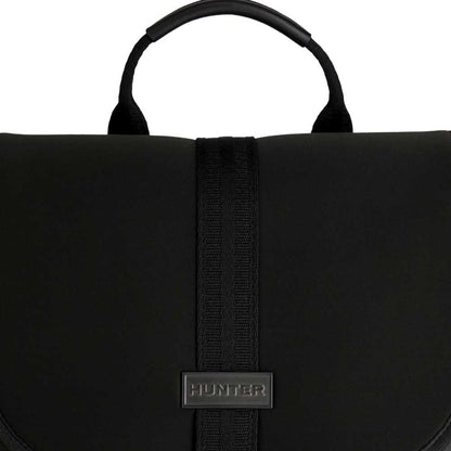 ハンターHUNTERUBB5524LHRBLKレザーネオプレンバックパック（カラー：ブラック）リュックバックパックデイパック
