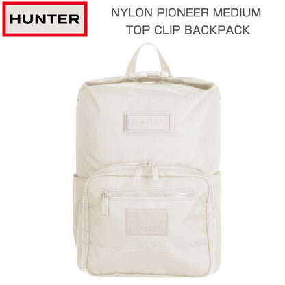 ハンターHUNTERUBB5551KBMナイロンパイオニアミディアムトップクリップバックパックカラー：ソフトサンド/シェイデッドホワイトリュックデイパック